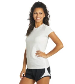 Women’s District ® Fitted Very Important Tee -Volcom Sportswear Shop 5665865826472 white 5a