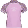 Girls' Incense Lilac Short Sleeve Rashguard (Toddler, Little Kid, Big Kid) -Volcom Sportswear Shop 5666568929448 incenselilac 1a