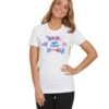 USMS Women's Patriotic Crew Neck Tee -Volcom Sportswear Shop 5666704359592 white 1a