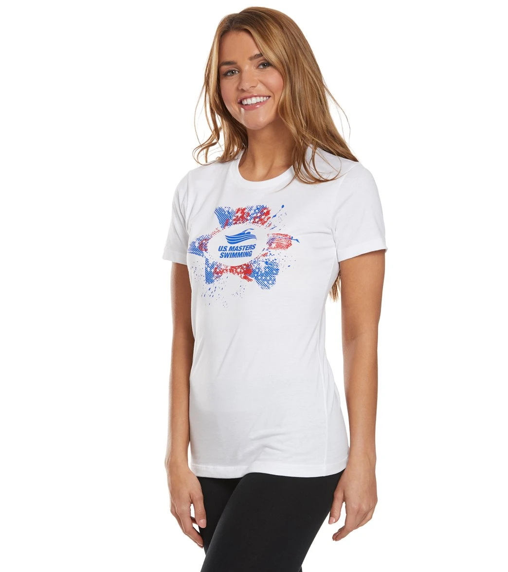 USMS Women's Patriotic Crew Neck Tee 7 USMS Women's Patriotic Crew Neck Tee - Image 5