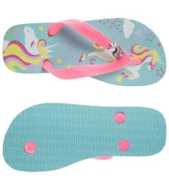 Havaianas Kids' Fantasy Sandal (Toddler, Little Kid, Big Kid) -Volcom Sportswear Shop 5666903359656 iceblueshockingpink 4a