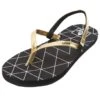 Girls' Little Reef Bliss-Full Flip Flop (Infant/Toddler/Little Kid) -Volcom Sportswear Shop 5667772498088 goldpyramids 1a
