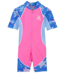 Girls Low Tide Short Sleeve Sunsuit (Baby, Toddler, Little Kid)