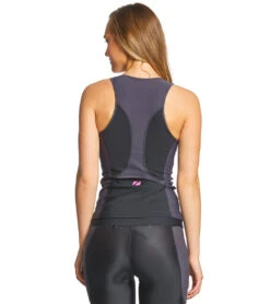 Zone3 Women's Aquaflo Plus Tri Top -Volcom Sportswear Shop 5668185702568 blackgreyneonpink 3a