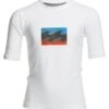 Billabong Boys' All Day Wave Performance Fit Short Sleeve Rash Guard -Volcom Sportswear Shop 5668190126248 white 1a