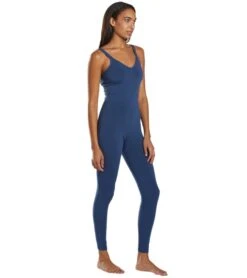 Radiant Solid Strappy Back Long Leotard 28" -Volcom Sportswear Shop 5668281122984 truenavy 3a