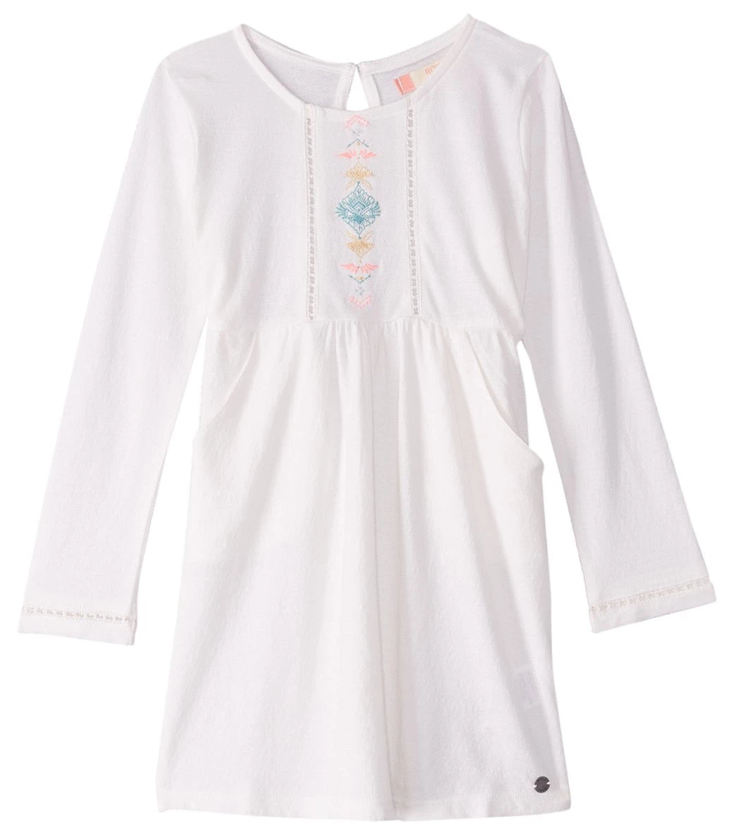 Roxy Girls' Cookie Kiss Long Sleeve Dress (Little Kid) 3 Roxy Girls' Cookie Kiss Long Sleeve Dress (Little Kid)