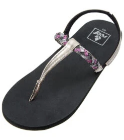Reef Girls' Little Twisted T Strap Sandal (Toddler, Little Kid, Big Kid)