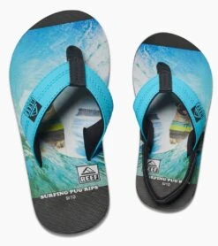 Reef Boy's Grom Photos Sandal (Toddler, Little Kid) -Volcom Sportswear Shop 5668679024808 surfingpug 3a