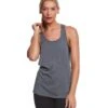 Women's Street To Studio Tank -Volcom Sportswear Shop 5668972396712 blackheather 1a