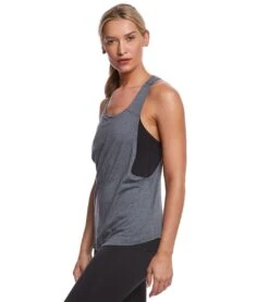 Women's Street To Studio Tank -Volcom Sportswear Shop 5668972396712 blackheather 2a