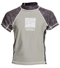 Boys' Sundial UV 50+ Short Sleeve Rashguard (Toddler, Little Kid, Big Kid)