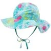 Girls' Luau Classics Brim Sun Protection Hat (Baby, Toddler) -Volcom Sportswear Shop 5671072923816 aquacoralreef 1a