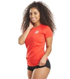 Body Glove Women's In Motion Short Sleeve Rash Guard -Volcom Sportswear Shop 5671518404776 true 5a