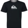 Quiksilver Solid Streak Short Sleeve Surf Shirt -Volcom Sportswear Shop 5679226716328 black 1a