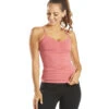 Shirred Yoga Tank -Volcom Sportswear Shop 5990717489320 guava 1a
