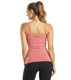 Shirred Yoga Tank -Volcom Sportswear Shop 5990717489320 guava 3a