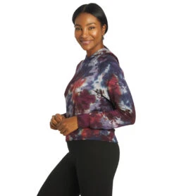 Cozy Hoodie Pullover -Volcom Sportswear Shop 5990720274600 berryblacktiedye 5a