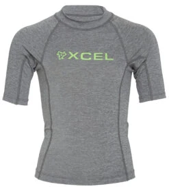 Xcel Boys' Premium Stretch Short Sleeve Rash Guard (Little Kid, Big Kid)