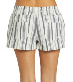 Roxy Women's Oceanside Yarn Dyed Short -Volcom Sportswear Shop 6622898585768 moodindigooceanside211stri 3a
