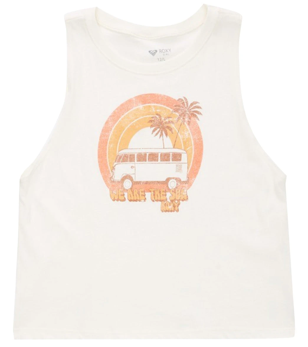 Roxy Girls' Rainbow Van Muscle T-Shirt 3 Roxy Girls' Rainbow Van Muscle T-Shirt