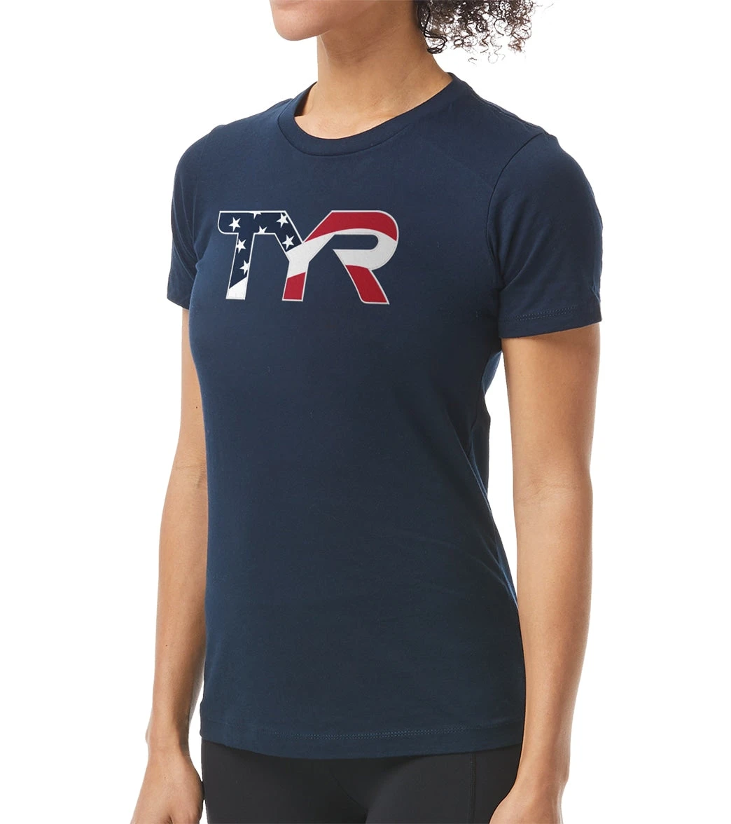 TYR Women's USA Graphic Tee 3 TYR Women's USA Graphic Tee