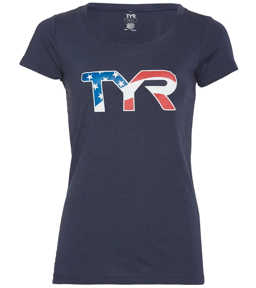 TYR Women's USA Graphic Tee 4 TYR Women's USA Graphic Tee - Image 2