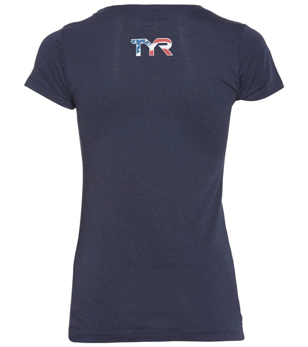 TYR Women's USA Graphic Tee 5 TYR Women's USA Graphic Tee - Image 3