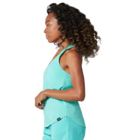 Groundwork Organic Yoga Tank -Volcom Sportswear Shop 6724343234728 abyss 2a