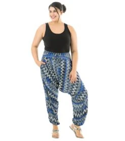 Zag Harem Pants -Volcom Sportswear Shop 6724381081768 bluezags 3a
