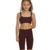 Girl Uphold Cheetah High Waisted Biker Shorts With Pocket -Volcom Sportswear Shop 6763934220456 burgundycheetah 1a