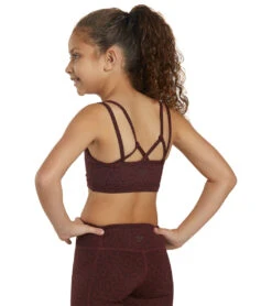 Girl Wholesome Cheetah Sports Bra -Volcom Sportswear Shop 6769288183976 burgundycheetah 3a