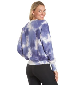 Spiritual Gangster Wildflower Bridget Raglan Pullover -Volcom Sportswear Shop 6939928428712 wildflowertiedye 3a