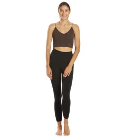 FREE PEOPLE Ribbed V-Neck Brami -Volcom Sportswear Shop 6946218573992 bitterchocolate 4a