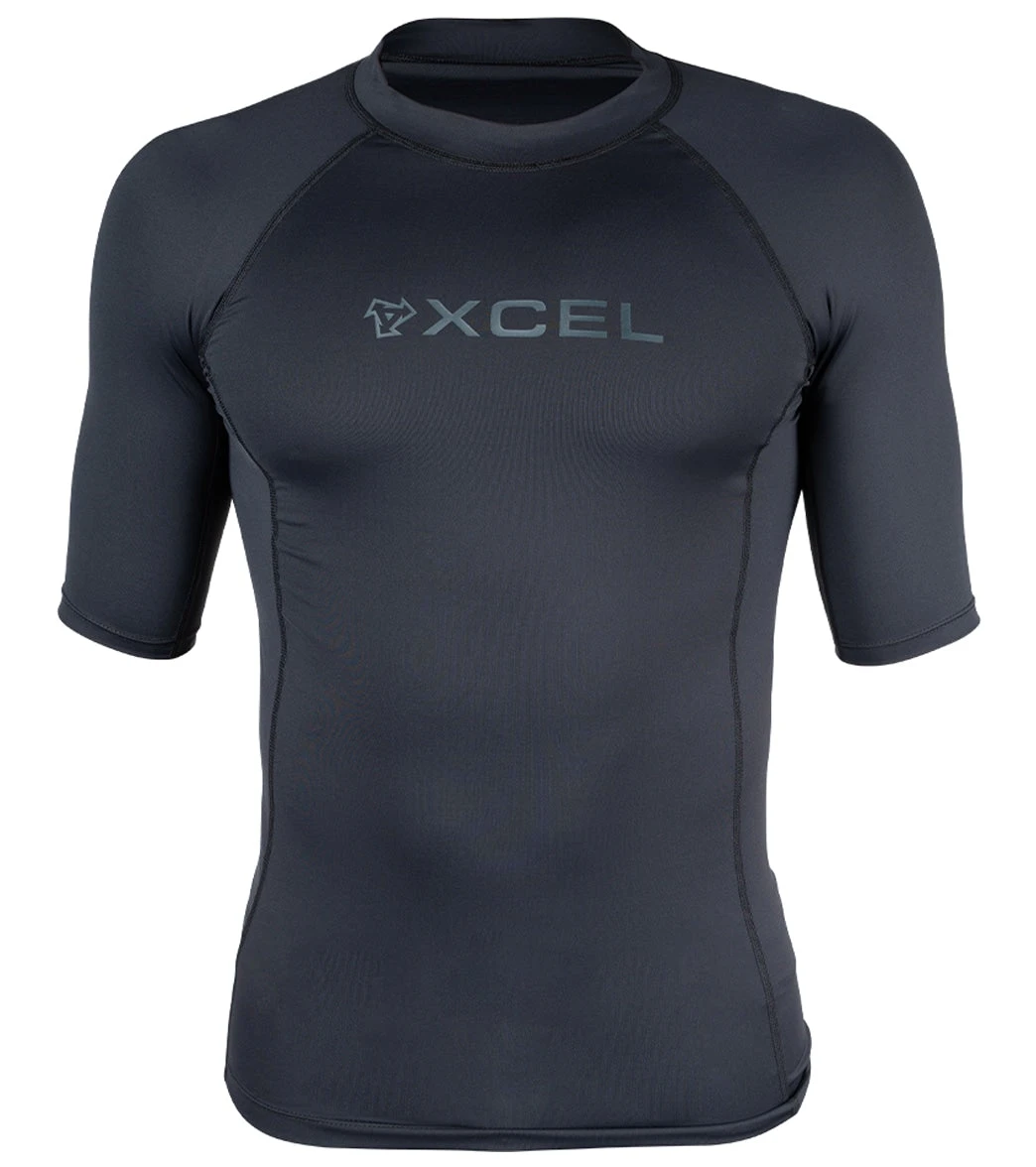 Xcel Men's Premium Stretch Performance Fit Short Sleeve UV Rashguard 3 Xcel Men's Premium Stretch Performance Fit Short Sleeve UV Rashguard