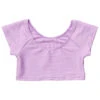 Girls' Lavender Rib Crop SS Rashguard Top (Toddler, Little Kid, Big Kid) -Volcom Sportswear Shop 7217015554216 purple 1a
