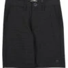 Billabong Boys' Crossfire Slub Walkshort (Big Kid) 2 Billabong Boys' Crossfire Slub Walkshort (Big Kid) -Volcom Sportswear Shop 7222805430440 black 1a