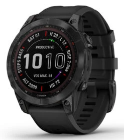 Garmin Fenix 7 Sapphire Solar Black DLC Titanium/Black Band
