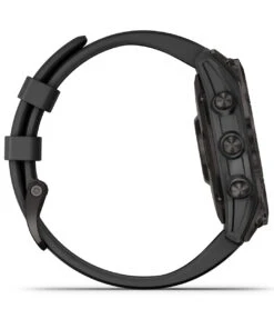 Garmin Fenix 7 Sapphire Solar Black DLC Titanium/Black Band -Volcom Sportswear Shop 7289506070696 black 5a