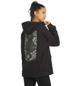 HURLEY Women's Omen Boyfriend Hoodie -Volcom Sportswear Shop 7333623759016 caviar 3a