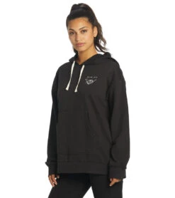 HURLEY Women's Omen Boyfriend Hoodie -Volcom Sportswear Shop 7333623759016 caviar 5a
