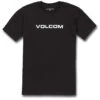 Volcom Men's Euro SS Tee -Volcom Sportswear Shop 7345334452392 black 1a