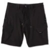 Volcom Men's Country Days 20" Hybrid Shorts -Volcom Sportswear Shop 7345335992488 black 1a