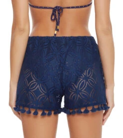 Women's Pacheco Shorts -Volcom Sportswear Shop 7392266387624 navy 3a