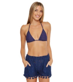 Women's Pacheco Shorts -Volcom Sportswear Shop 7392266387624 navy 4a