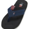Men's Bandera Flip Flop -Volcom Sportswear Shop 7403115118760 navyblackusa 1a