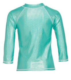 Girls' Sea Sparkle UPF 50+ Zip Front Swim Jacket (Baby, Toddler, Little Kid) -Volcom Sportswear Shop 7408493166760 seasparkle 2a