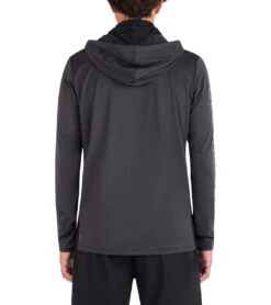 HURLEY Men's H2O-Dri Atticus Fastlane UPF 50+ Long Sleeve Pullover Hoodie 10 HURLEY Men's H2O-Dri Atticus Fastlane UPF 50+ Long Sleeve Pullover Hoodie -Volcom Sportswear Shop 7417081462952 darkstonegrey 3a