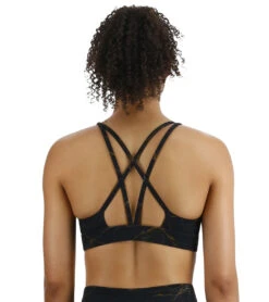 TYR Women's Goldstone Dual Strap Bra -Volcom Sportswear Shop 7420775235752 black 3a