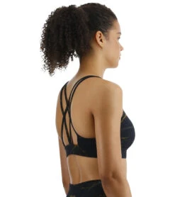 TYR Women's Goldstone Dual Strap Bra -Volcom Sportswear Shop 7420775235752 black 6a